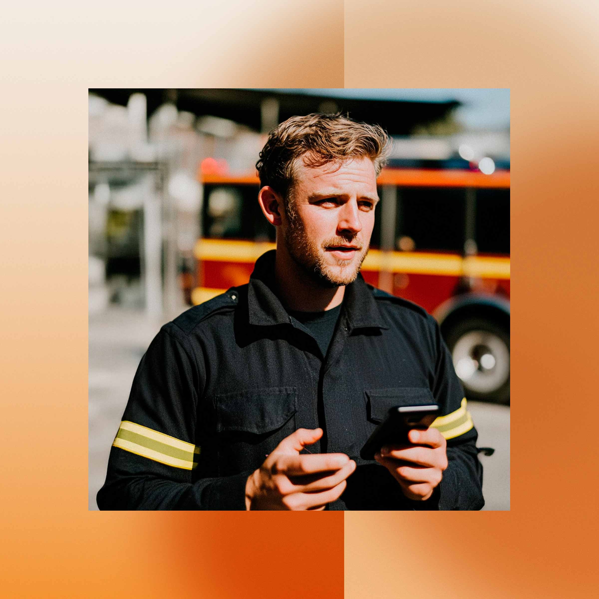 Messenger for fire brigades