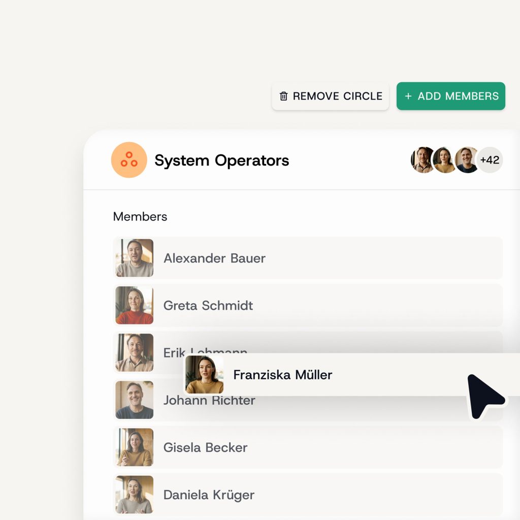 Maximale Flexibilität Teammanagement Teamwire