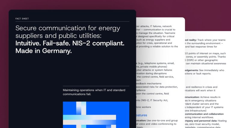 Secure communication for energy suppliers and public utilities