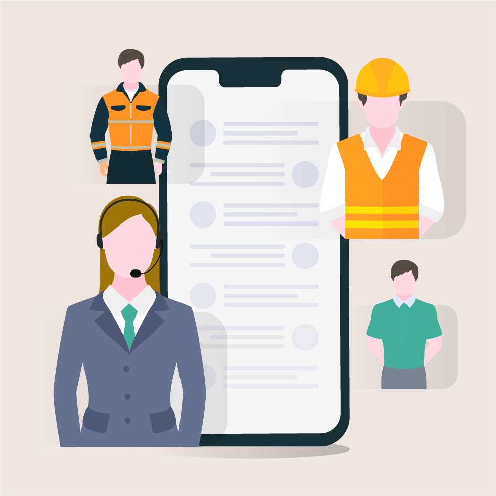 Mobile Kommunikation für eine persönliche Verbindung aller Mitarbeiter