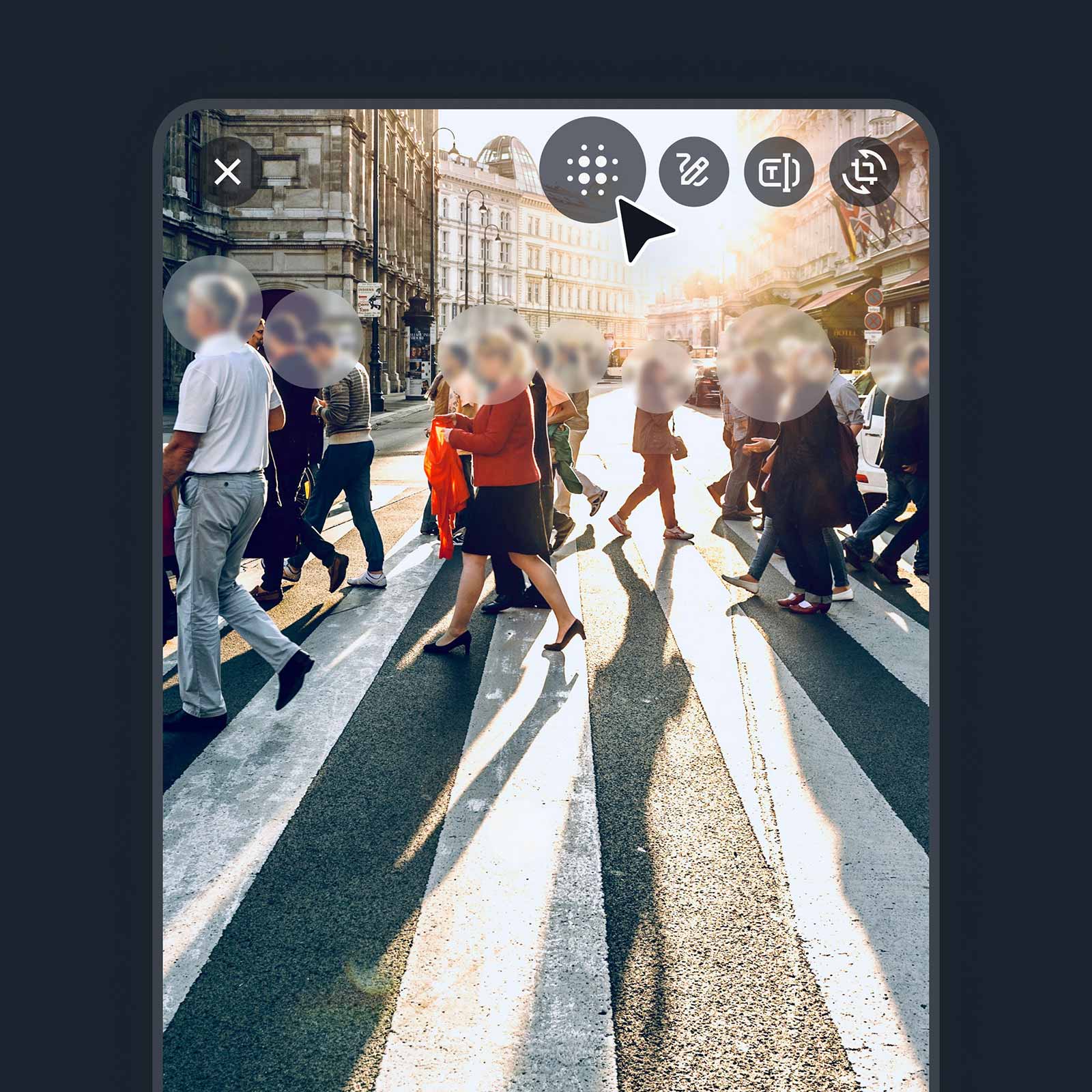 Gesichter unkenntlich machen