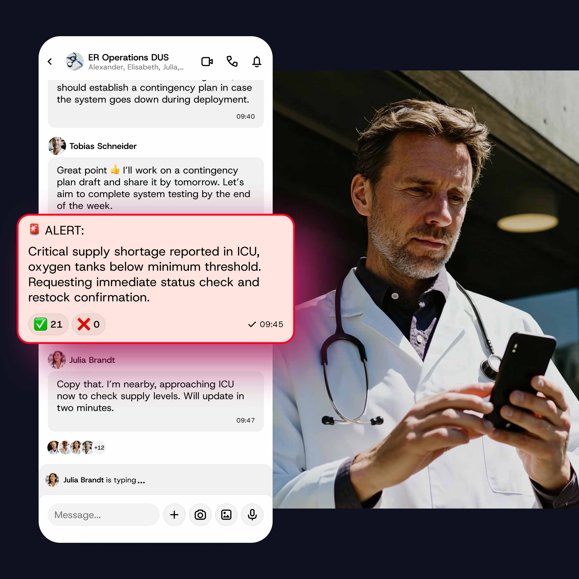 Nachrichten hervorheben