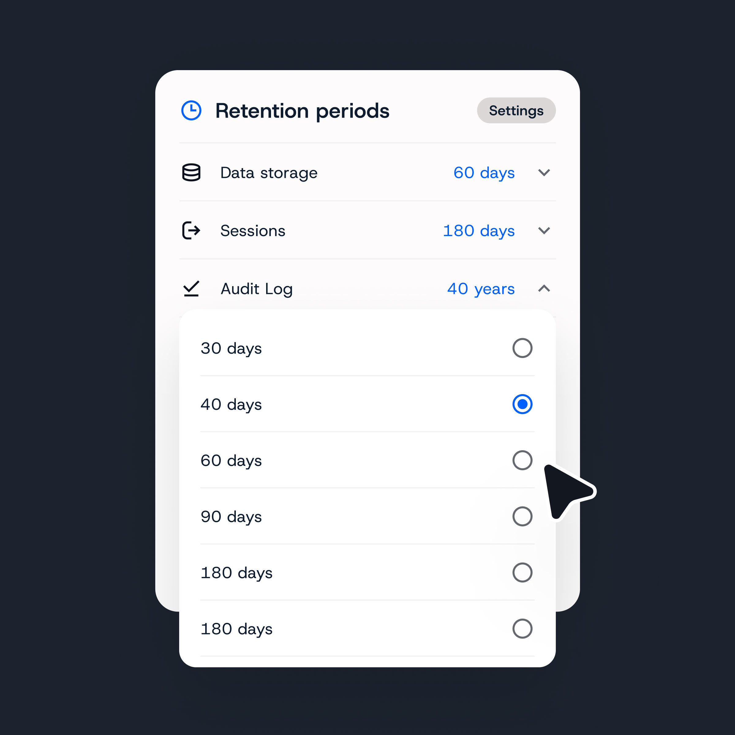 Data-retention-Richtlinien
