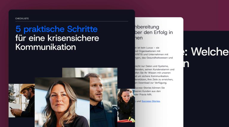 5-Schritte-Checkliste Krisenkommunikation
