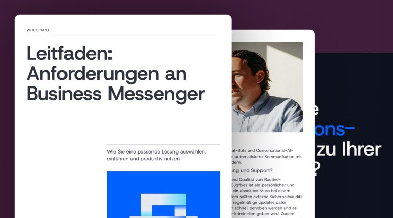Leitfaden: Anforderungen an Business Messenger