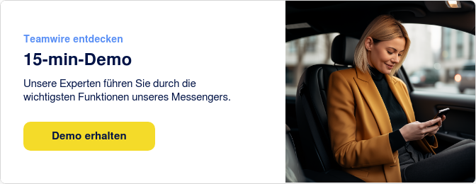 Unsere Experten führen Sie durch die wichtigsten Funktionen unseres Messengers.